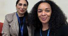 Shabnam Ahmed MBE and Rachael Rooke at the Brighton and Sussex Medical School ‘Anti-racism in Healthcare Conference’