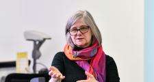Ruth Allen CEO BASW at the fringe event 2025
