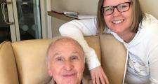 Beverley Dickson and father