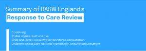 BASW England response to Independent Review of Children's Social Care
