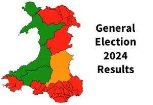 Wales map post-General Election 2024