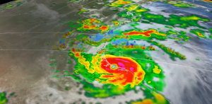 Satellite image of hurricane - NASA