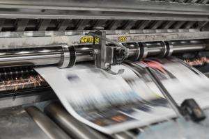 Image depicting newspaper presses